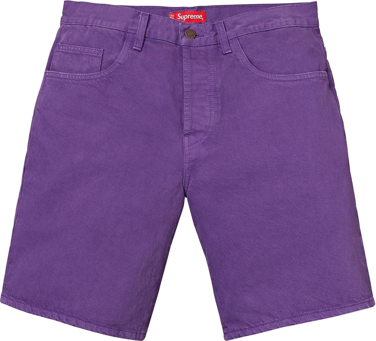 Washed Denim Short view 2